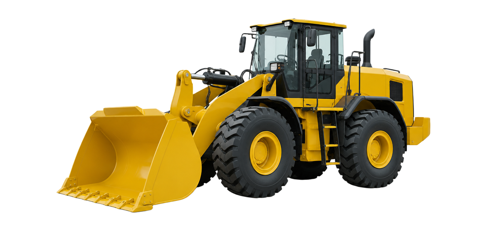 Front-end loader for hire from Lu Plant Hire