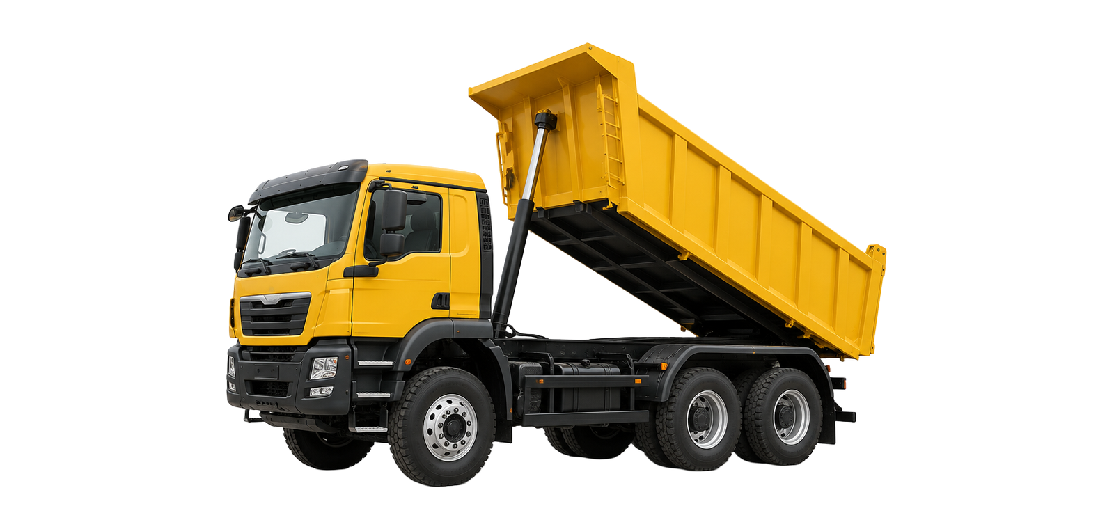 Tipper truck for hire from Lu Plant Hire